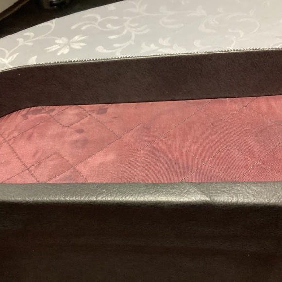 Vintage 50s 60s SKYWAY Luggage Train Cosmetic Case Mid Century Pinup Glam Travel - Picture 6 of 15